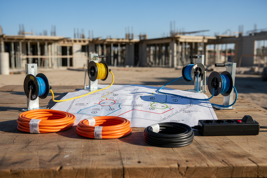 Power Access Planning for Temporary Job Sites