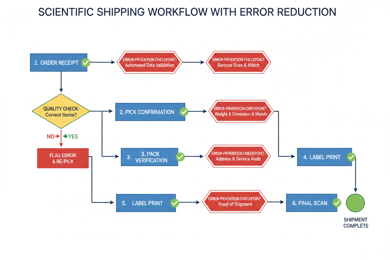 Shipping Workflow Systems That Reduce Human Error