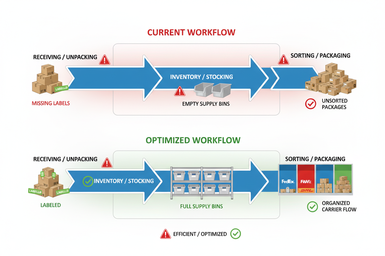 How to Prevent Shipping Delays Caused by Poor Organization