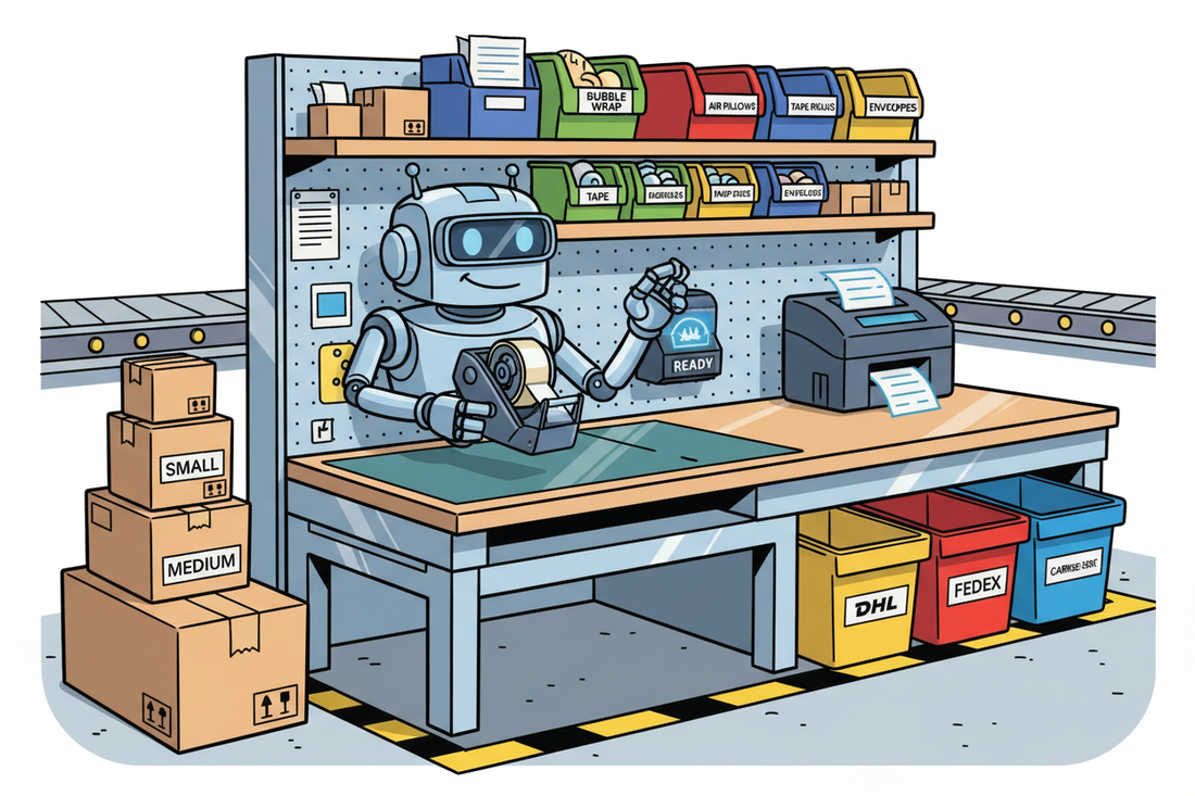 Warehouse Packing Bench Setup Guide