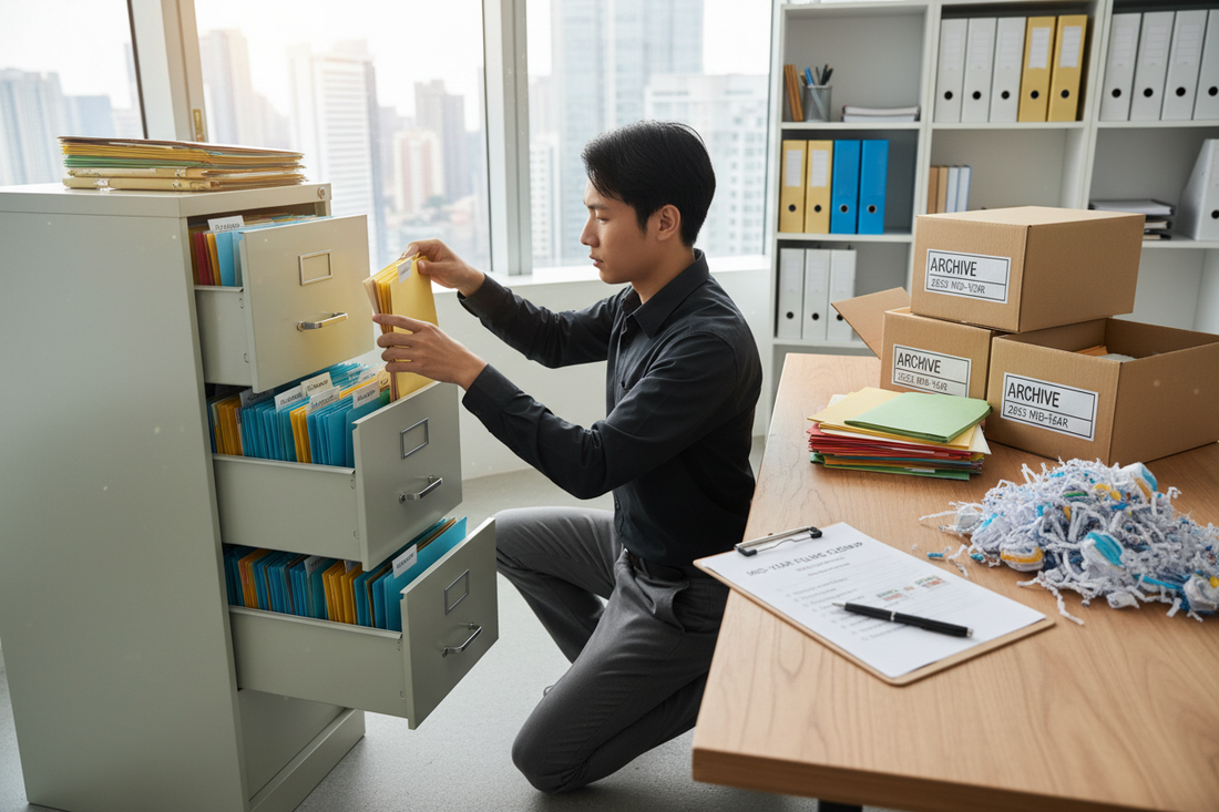 Office Filing Cleanup Strategies for Mid-Year Organization