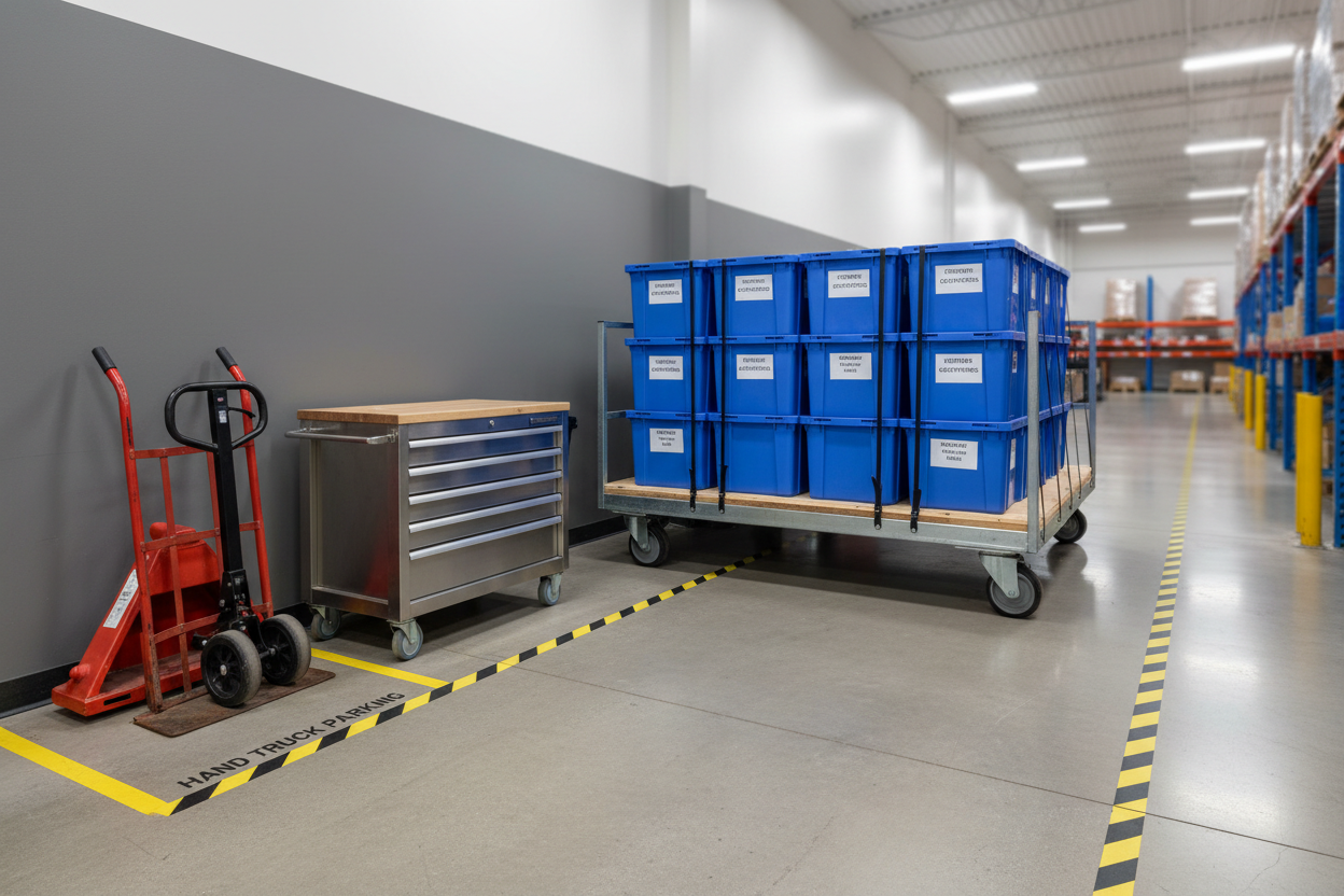 Warehouse Cart and Transport Equipment Setup Tips