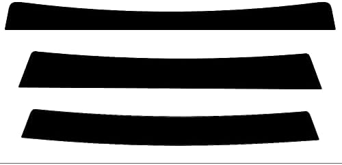 Rvinyl Window Tint Kit Compatible with Dodge Caravan 2001-2007 - Windshield Strip Visor - 5%