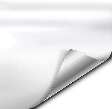 VViViD+ Satin Finish Premium Adhesive Vinyl Wrap Film (15ft x 5ft (White))