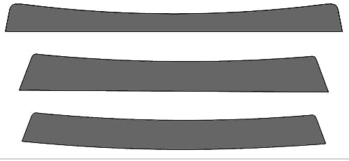 Rvinyl Window Tint Kit Compatible with Dodge Grand Caravan 2008-2020 - Windshield Strip Visor - 35%