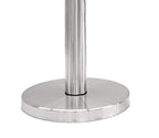 VIP Crowd Control Retractable Belt Stanchion Queue Safety Barrier Set, 36" Ht, 78" Belt + Wall Bracket (6 Satin Stainless Posts Red Belt + SFrame + WBracket)