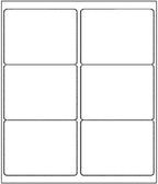 Coopaty FBA 6 UP Shipping Labels, 3-1/3 x 4 Sticker Labels Address Labels Compatible Laser/Ink Jet Jet Printers (4000 Sheets,24000 Labels)