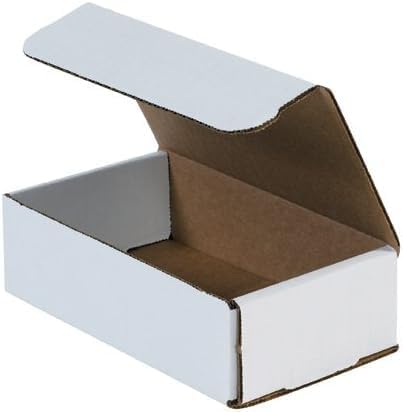 White Shipping Boxes 5x3x2 Heavy Duty, Lightweight, 5"L X 3"W X 2"H Foldable Corrugated Cardboard Mailer Boxes for Packaging Small Business Mailings Gifts Promotions Crafts Moving Box 50 Pack (100)