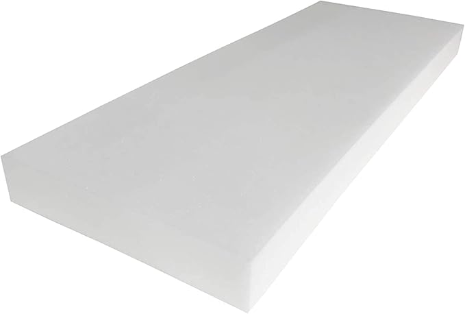 Foamma 4" x 30" x 72" High Density Upholstery Foam Cushion (Seat Replacement, Upholstery Sheet, Foam Padding) Made in USA