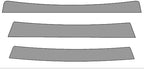 Rvinyl Window Tint Kit Compatible with Dodge Caravan 2001-2007 - Windshield Strip Visor - 50%