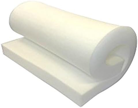 FoamRush 0.5 x 24 x 72 High Density Upholstery Foam Cushion (Seat Replacement, Upholstery Sheet, Foam Padding) Made in USA Fast