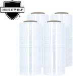 PSBM 256 Rolls 12 Inch x 1500 Feet 80 Gauge Stretch Film/Wrap, Heavy Duty Industrial Strength Clear Shrink Plastic Wrap for Moving, Packing, Shipping, Pallet Wrapping & Storage