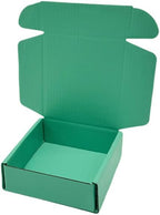 15 Pcs 6 x 6 x 2 inches Corrugated Cardboard Gift Boxes Recyclable Shipping Boxes for Mailing & Holidays, Wedding, Birthday, Gifts Packaging (Mint green, 6 x 6 x 2")