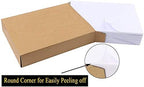 Shipping Label with Rounded Corner, 8.5 x 5.5 Inches Half Sheet Self Adhesive Shipping Address Labels for Laser and Inkjet Printer, 1000 Sheets 2000