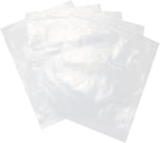 13" X 18" (100 Bags) 2 Mil Clear Reclosable Zip Plastic Poly Bags with Resealable Lock Seal Zipper