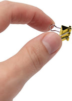 JAM PAPER Colorful Binder Clips - Extra Small - 3/5 Inch (15 mm) - Yellow Binderclips - 30/Pack