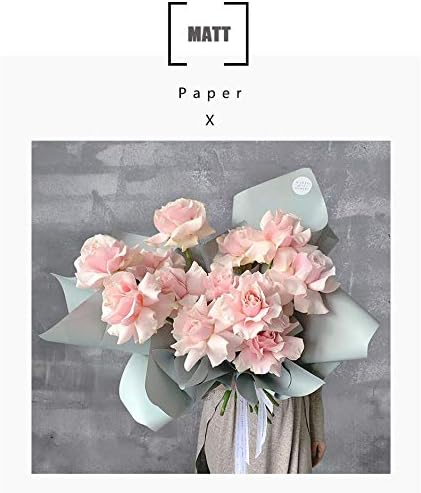 FWSA WRAPS Flower Wrapping Paper Roll Korean Floral Bouquet Packing Supplies Waterproof Fresh Flowers Gift Packaging Marterials (COLOR 2)