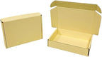 20 Pcs 17.7 x 13.8 x 2.5 inches X-Large Size Corrugated Cardboard Gift Boxes Recyclable Shipping Boxes for Mailing & Holidays, Wedding, Birthday, Gifts Packaging (Butter Yellow)