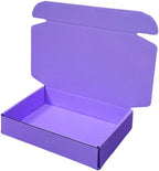 20 Pcs 17.7 x 13.8 x 2.5 inches X-Large Size Corrugated Cardboard Gift Boxes Recyclable Shipping Boxes for Mailing & Holidays, Wedding, Birthday, Gifts Packaging (Lavender)