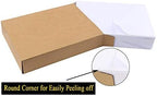 Shipping Label with Rounded Corner, 8.5 x 5.5 Inches Half Sheet Self Adhesive Shipping Address Labels for Laser and Inkjet Printer, 1000