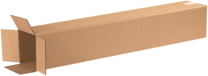 Secure Seal - 6x6x36 Pack of 25 Corrugated Cardboard Packing Shipping Mailing Moving Carton Boxes