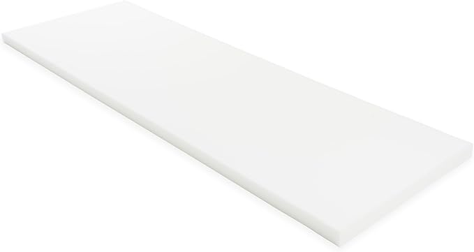 GoTo Foam 2" Height x 36" Width x 96" Length 44ILD (Firm) Upholstery Cushion Made in USA