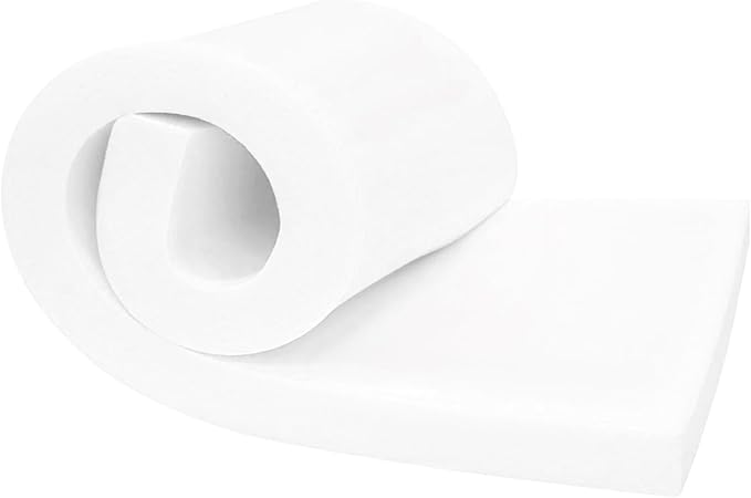 Upholstery Foam 72×24×1 Inch High Density Foam Strong Support Seat Foam for Couch Cushion Replacement Furniture Cushions Car Cushions DIY Projects (6PC)