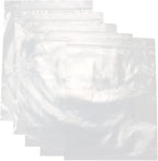 10" X 12" (500 Bags) 2 Mil Clear Reclosable Zip Plastic Poly Bags with Resealable Lock Seal Zipper