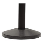 Crowd Control Warehouse CCW Series RBB-100 - Set of 2 Stanchions with Retractable Belts - 11 Foot Blue Belt, Black Post - Retractable Line Barrier, Crowd Control Stanchion