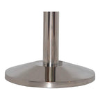 Crowd Control Warehouse CCW Series RBB-100 - Set of 2 Stanchions with Retractable Belts - 11 Foot Red Belt, Polished Stainless Steel Post - Crowd Control Barriers