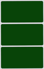 Royal Green Rectangular Stickers Color-Coding Labels for Organizing, Moving, and Storage Boxes 4" x 2" Stickers to Write On Name Tags, 300-Pack (Forest Green)