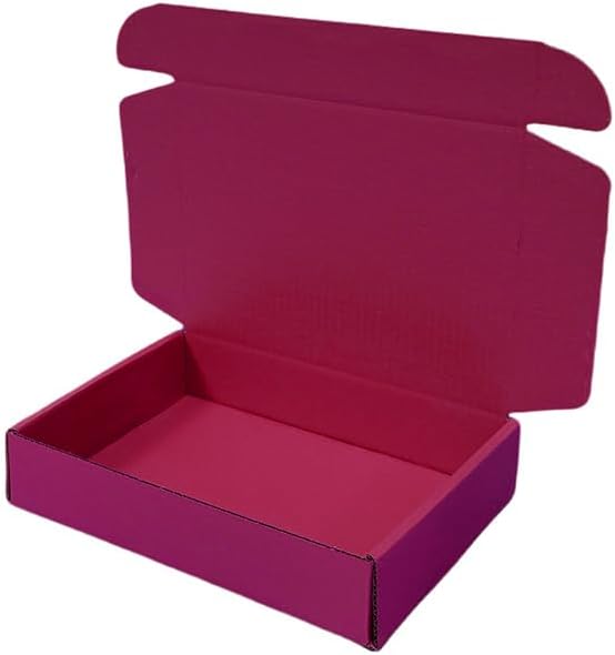 20 Pcs 15.8 x 11.8 x 3 inches Larger size Shipping Boxes for Small Business Cardboard Corrugated Mailer Boxes for Shipping Packaging Holidays Craft Gifts Giving Products (Cranberry, 15.8 x 11.8 x 3")