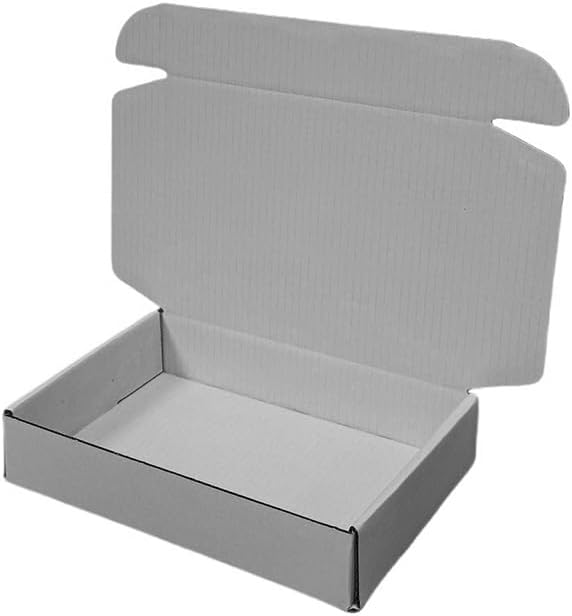 50 Pcs 10.6 x 6.5 x 2 inches Shipping Boxes for Small Business Cardboard Corrugated Mailer Boxes for Shipping Packaging Holidays Craft Gifts Giving Products (Gray, 10.6 x 6.5 x 2")