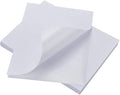 Sticker Paper, BESTEASY 8.5" x 11" Full Sheet Label Stickers for Laser Inkjet Printer, Self Adhesive Printer Paper Shipping Labels, White Matte Mailing Label Stickers (100 Sheets,100 Labels)