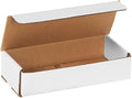 Secure Seal Shipping Boxes - 9x4x2" Mailers Pack of 400 - White Foldable Corrugated Cardboard Packaging for Mailing, Moving, Storage, and Organizing - Strong Lightweight Foldable
