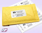 NextDayLabels – 4” x 2” Rectangular Sticker Labels for Printer - White Laser/Inkjet Printer Labels Return Address Labels Shipping Label Stickers (25 Sheets, 10 Per Sheet, 250 Labels)