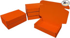 30 Pcs 9.8 x 7.9 x 2.8 inches Shipping Boxes for Small Business Cardboard Corrugated Mailer Boxes for Shipping Packaging Holidays Craft Gifts Giving Products (Orange Red, 9.8 x 7.9 x 2.8")