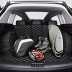 Custom Pet Tray Trunk Cargo Liner Floor Mat for Mercedes GLE SUV W166 GLE300 GLE320 GLE350 GLE400 Before 2020-3D Full Coverage Protection, All Season, Heavy Duty Black w/Black Stitching