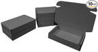 10 Pcs 11.8 x 7.9 x 3.2 inches Corrugated Cardboard Gift Boxes Recyclable Shipping Boxes for Mailing & Holidays, Wedding, Birthday, Gifts Packaging (Dark Gray, 11.8 x 7.9 x 3.2")
