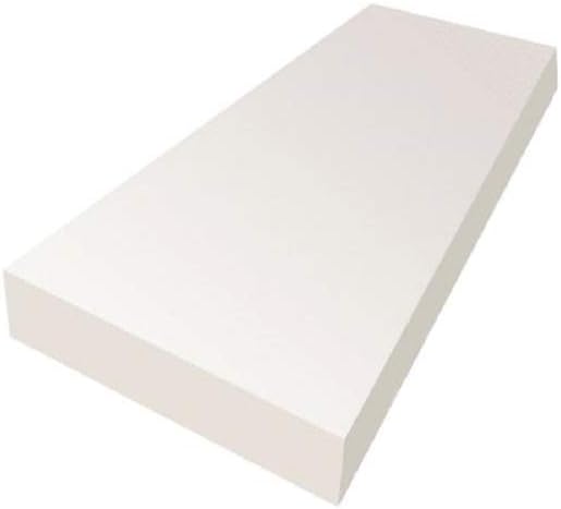FoamRush 9" x 24" x 72" High Density Upholstery Foam Cushion (Seat Replacement, Upholstery Sheet, Foam Padding) Made in USA Fast