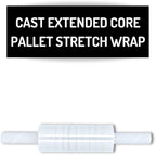 PSBM 1 Roll 20 Inch x 1000 Feet 90 Gauge Stretch Film/Wrap with Handles, Heavy Duty Industrial Strength Clear Shrink Plastic Wrap for Moving, Packing, Shipping, Pallet Wrapping & Storage