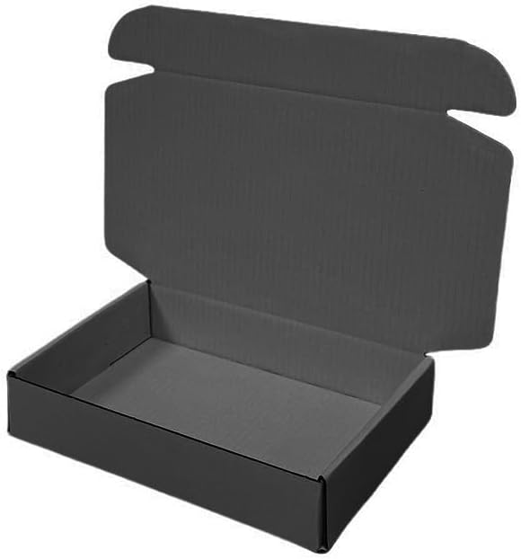 30 Pcs 9.8 x 7.9 x 2.8 inches Shipping Boxes for Small Business Cardboard Corrugated Mailer Boxes for Shipping Packaging Holidays Craft Gifts Giving Products (Dark Gray, 9.8 x 7.9 x 2.8")