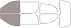Rvinyl Window Tint Kit Compatible with Dodge Caravan 2001-2007 - Front Precut Kit - 50%