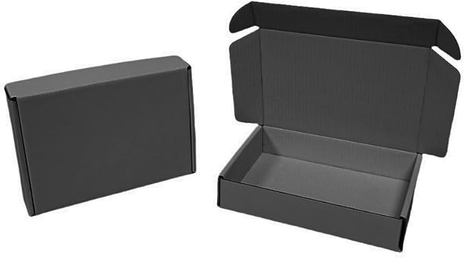 30 Pcs 9.8 x 7.9 x 2.8 inches Shipping Boxes for Small Business Cardboard Corrugated Mailer Boxes for Shipping Packaging Holidays Craft Gifts Giving Products (Dark Gray, 9.8 x 7.9 x 2.8")