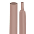 XHF 1 Inch 4Ft 3:1 Waterproof Heat Shrink Tubing Roll Marine Grade Adhesive Lined Heat Shrink Tube, Insulation Sealing Oil-Proof Wear-Resistant Brown