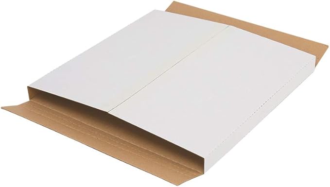 25 Packs White Vinyl Record LP Shipping Mailer Boxes, 12.5in*12.5in*1in Record Mailers, Album Paper Box, Record Album Mailer