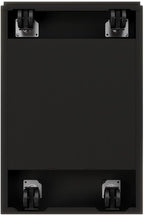 Pemberly Row 3 Drawers 27.75" Vertical Black Metal Filing Cabinet Lockable Pre-Assembled Stationary Letter Size for Home, Office