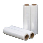 APQ 4 rolls of Cast Hand Stretch Film 12" x 2000'. Hand Stretch Wrap, 60 Gauge Thickness. Excellent Tear Resistance. Clear Residue Free Film for Moving, Shipping, Wrapping. Industrial Grade Cast Film.