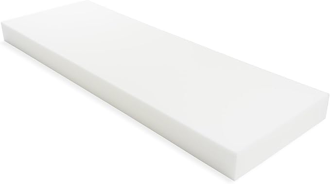 GoTo Foam 5" Height x 36" Width x 72" Length 44ILD (Firm) Upholstery Cushion Made in USA