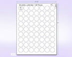 NextDayLabels - Pack of 25 Sheets, 8-1/2 x 11 Fluorescent Labels for Laser & Inkjet Printer (Pink Fluorescent, 1" Round - 63 per Page, 1575 Labels)